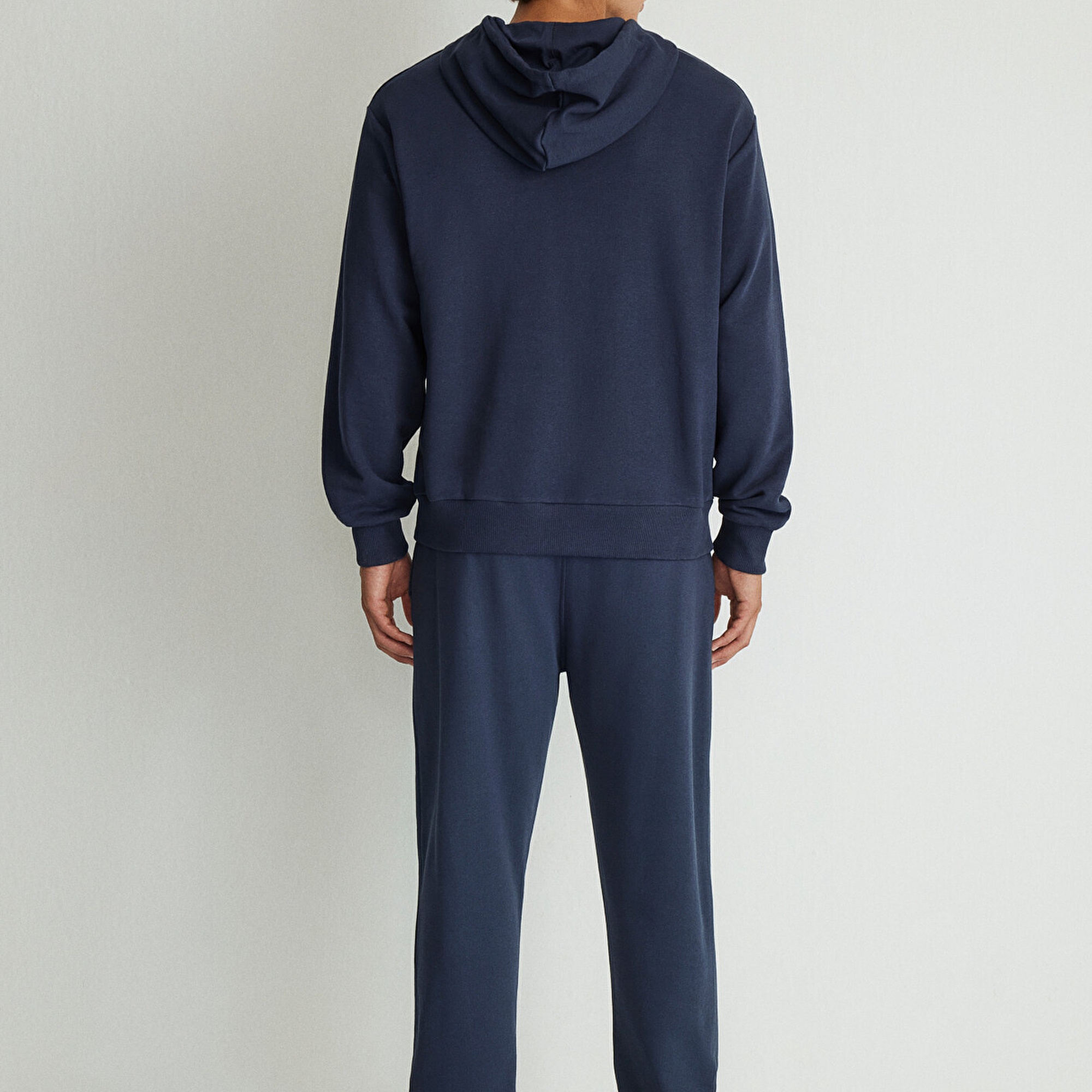 Mavi MVJNS Logo Baskılı Kapüşonlu Lacivert Sweatshirt 0611786-70490