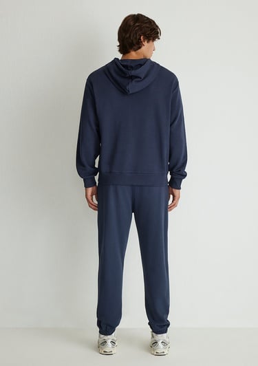  Mavi MVJNS Logo Baskılı Kapüşonlu Lacivert Sweatshirt 0611786-70490