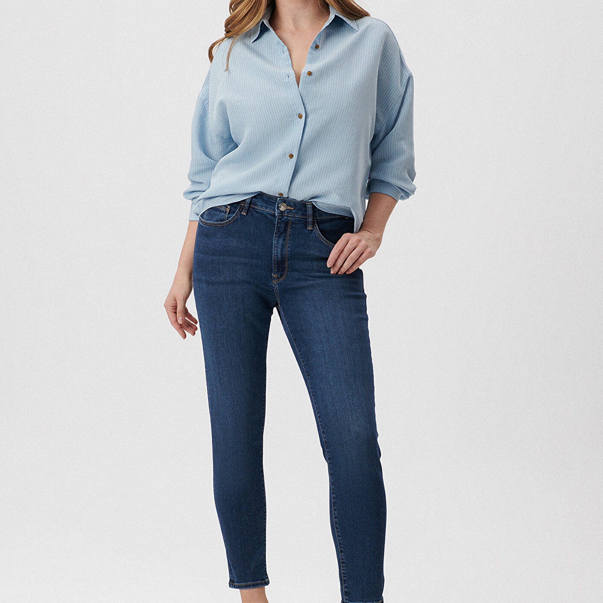 Mavi Marli Casual Koyu Mavi Jean Pantolon 101339-35246