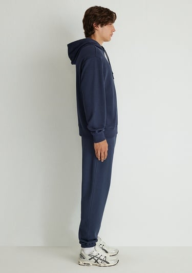  Mavi MVJNS Logo Baskılı Kapüşonlu Lacivert Sweatshirt 0611786-70490