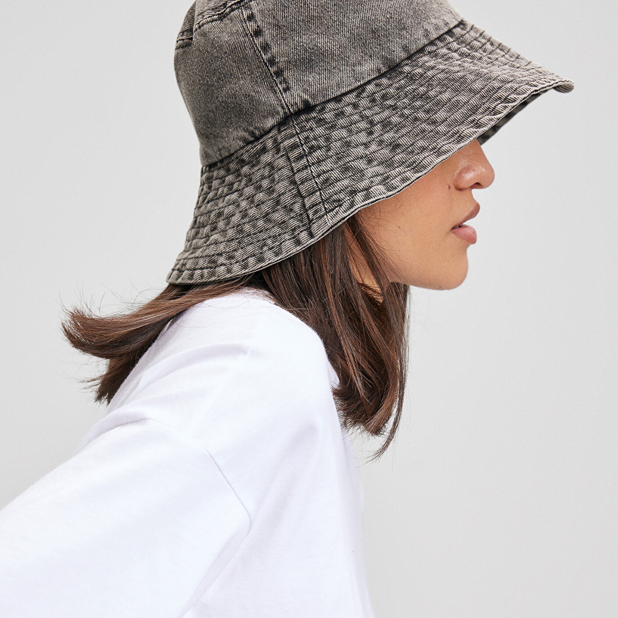 Mavi Antrasit Bucket Şapka 1900026-80022