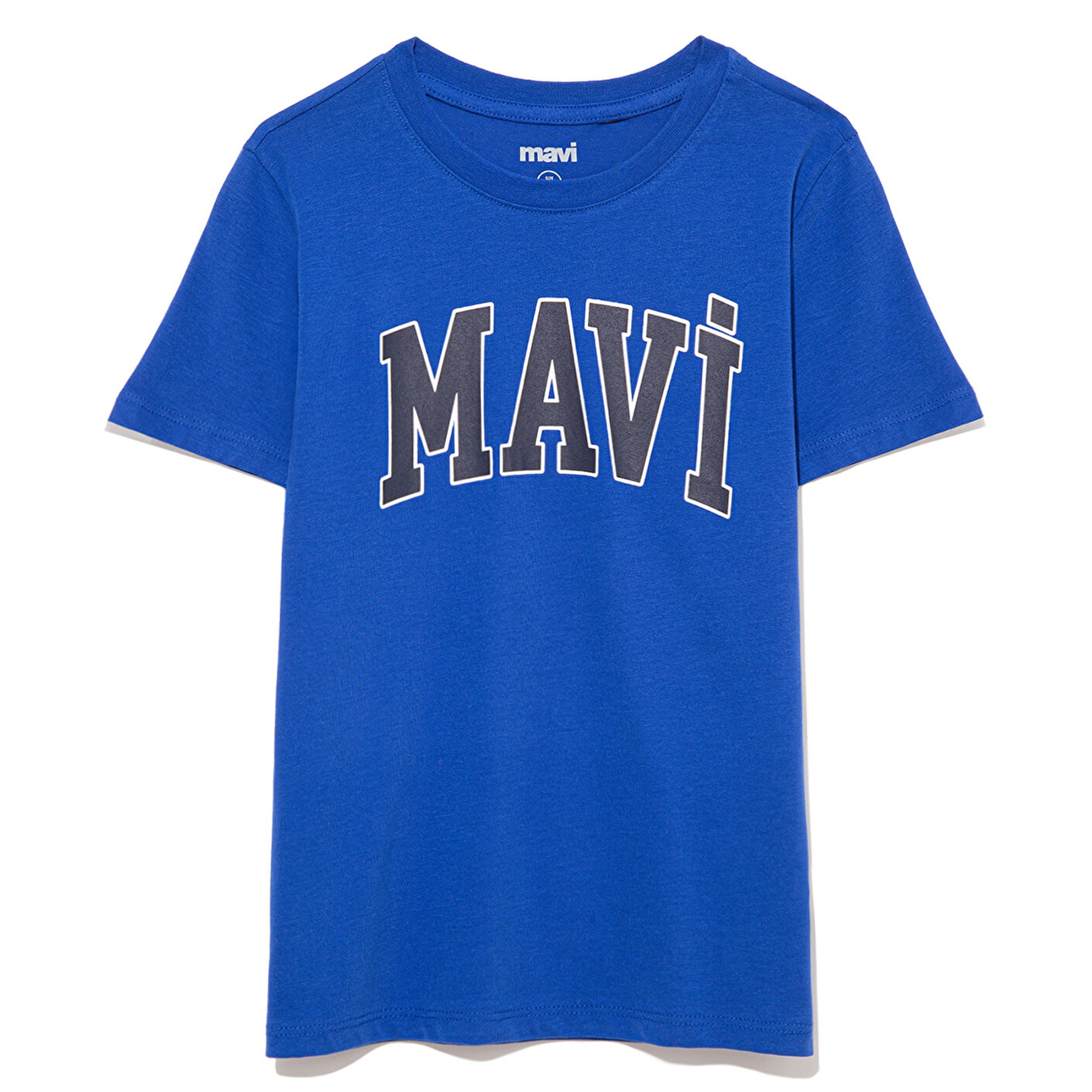Mavi Mavi Logo Baskılı Mavi Tişört Regular Fit / Normal Kesim 6610030-70896
