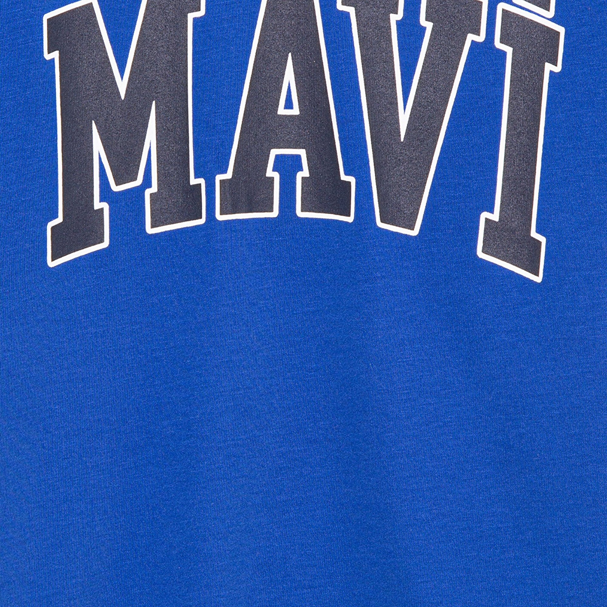 Mavi Mavi Logo Baskılı Mavi Tişört Regular Fit / Normal Kesim 6610030-70896