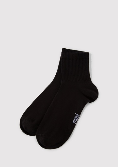  Mavi Siyah Soket Çorap 092625-900