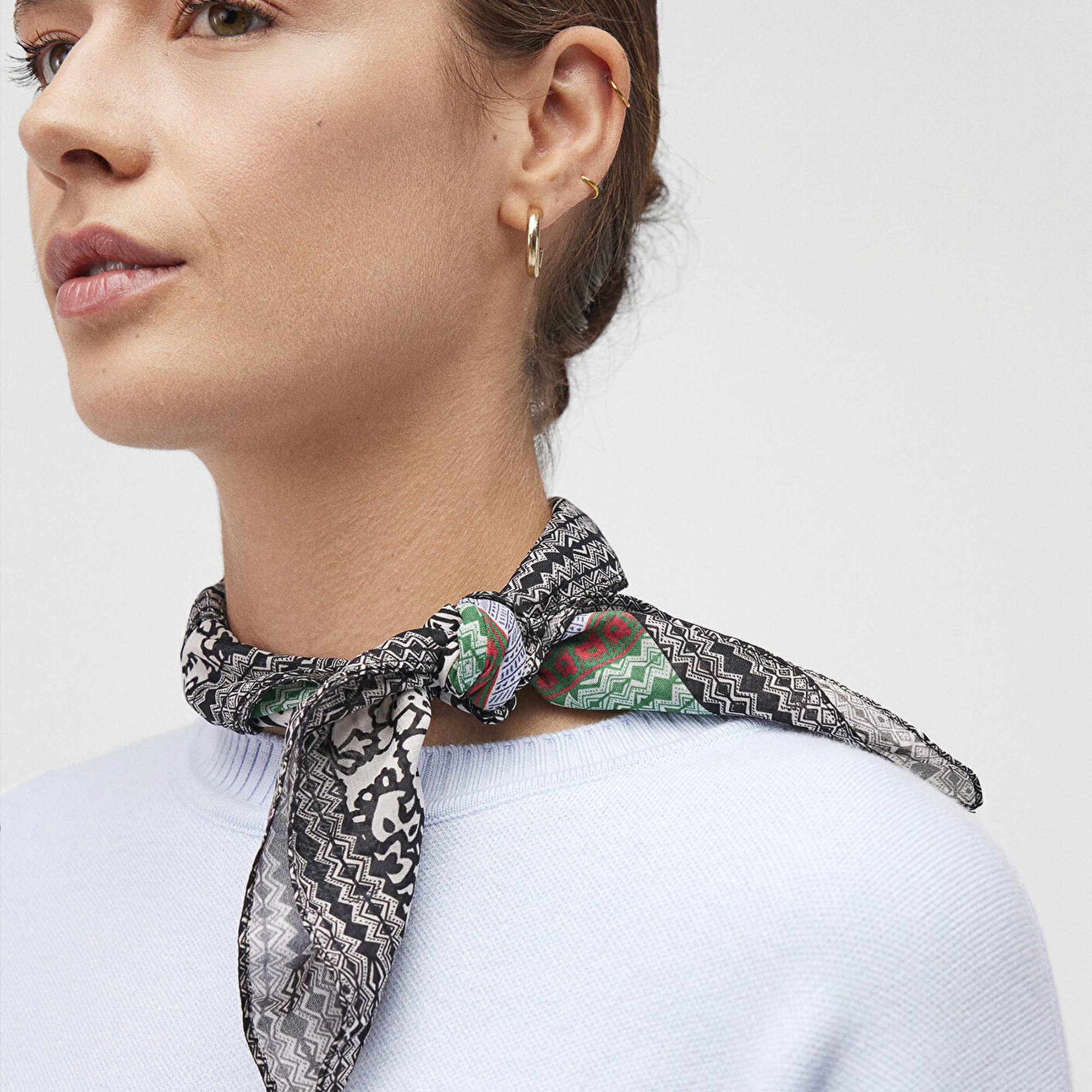 Mavi Baskılı Bandana 1911812-34523