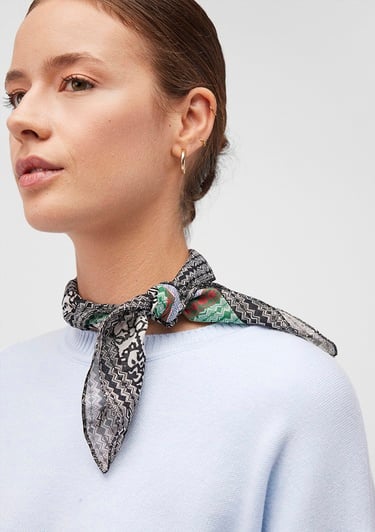  Mavi Baskılı Bandana 1911812-34523