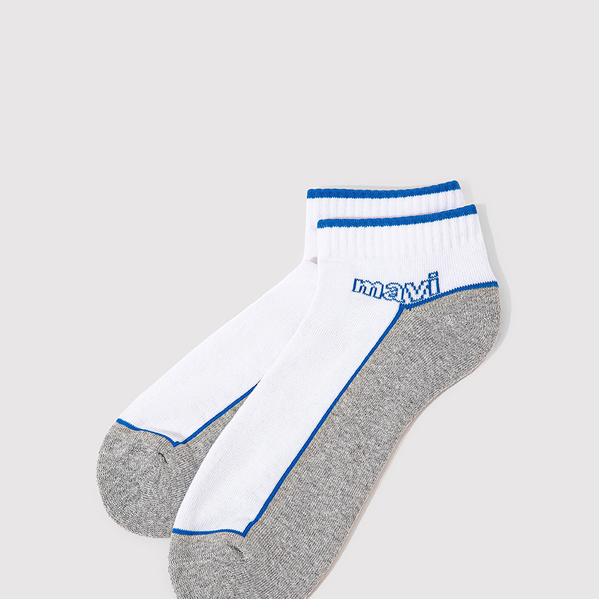 Mavi Gri Patik Çorap 0911128-83900