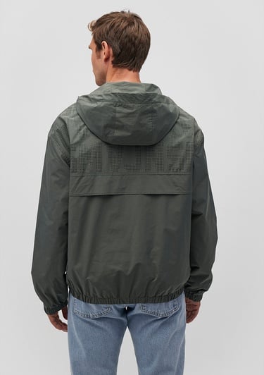  Mavi Kapüşonlu Haki Ceket Regular Fit / Normal Kesim 0110234-71598