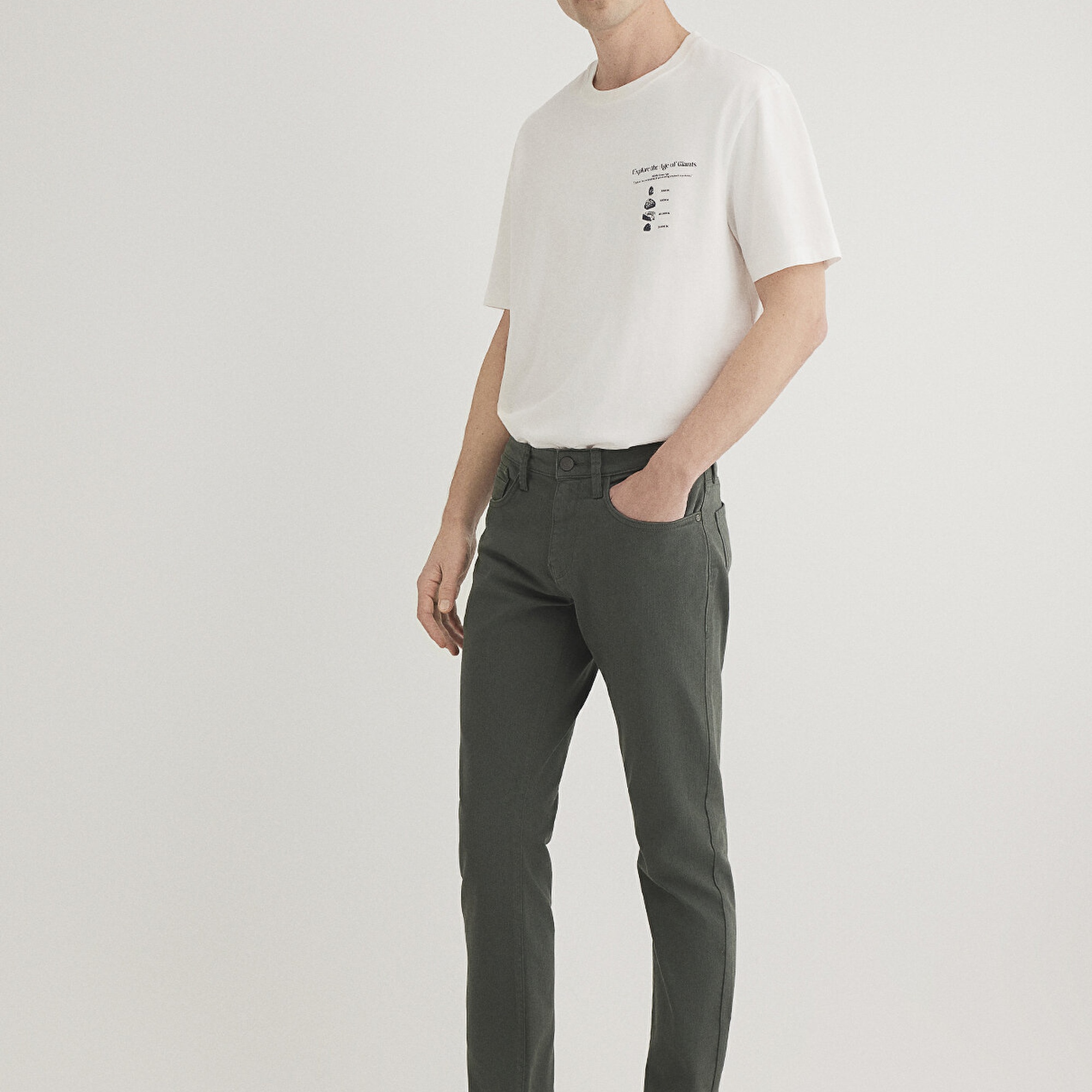 Mavi Jake Yosun Yeşili Comfort Gabardin Pantolon 0042285644