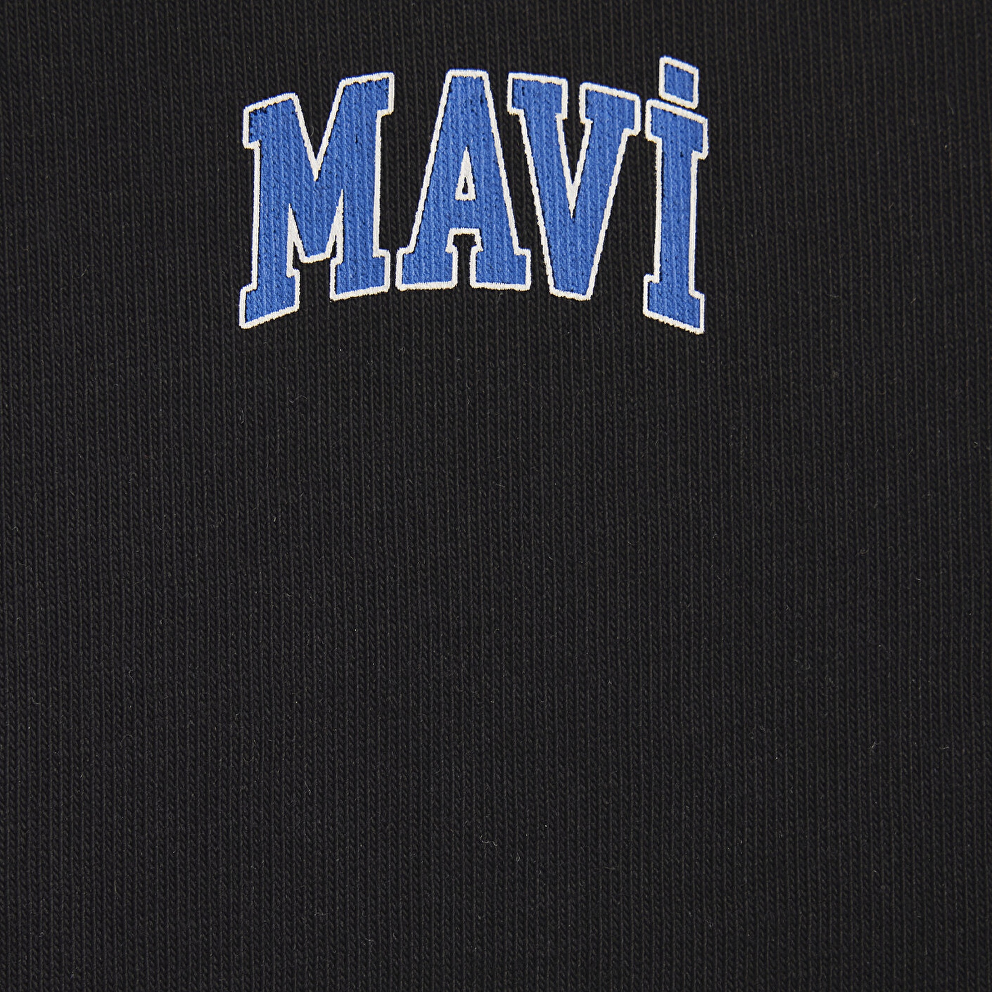 Mavi Mavi Logo Baskılı Siyah Crop Tişört Crop / Kısa Kesim 1611585-900