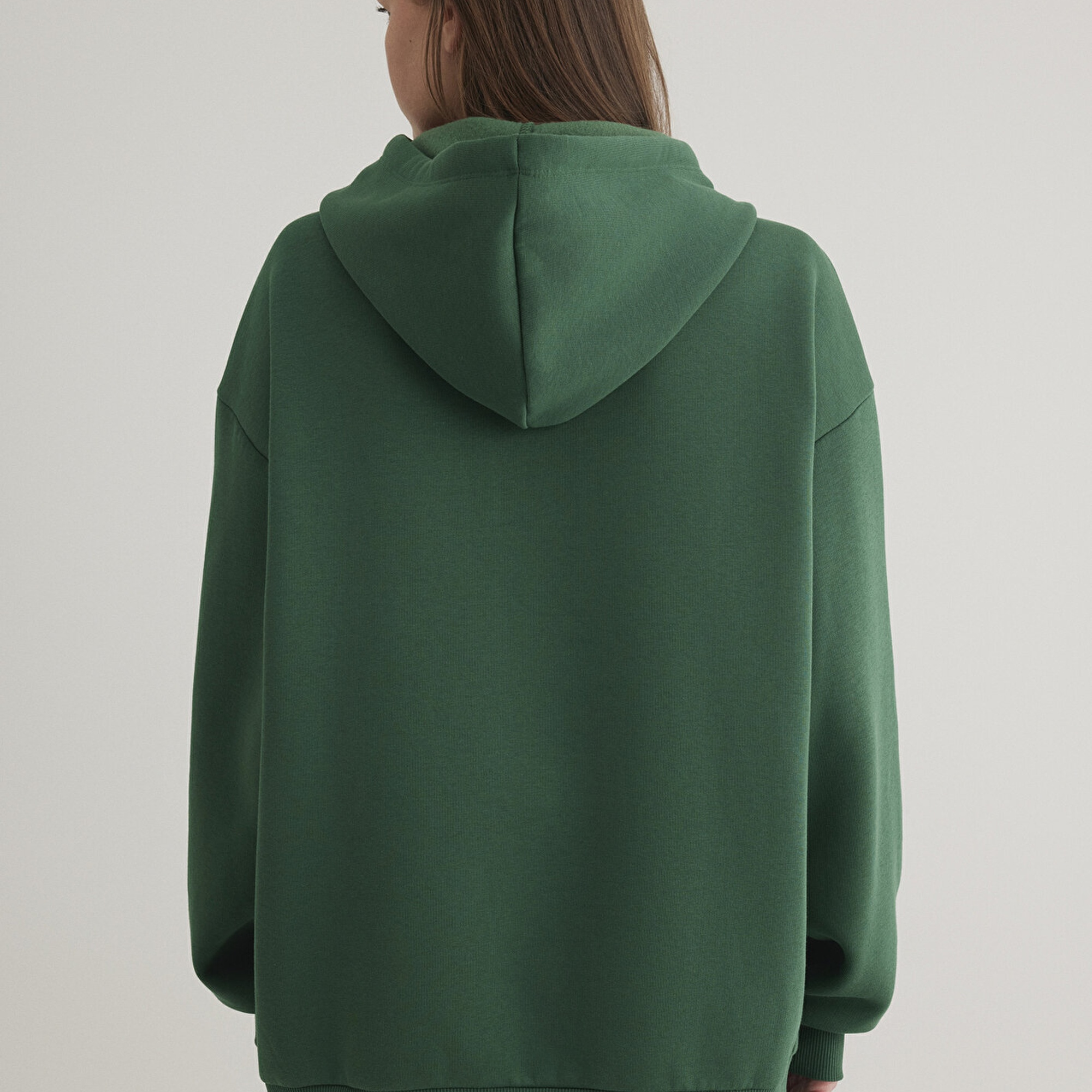 Mavi Mavi Logo Baskılı Kapüşonlu Yeşil Sweatshirt 1600361-71892