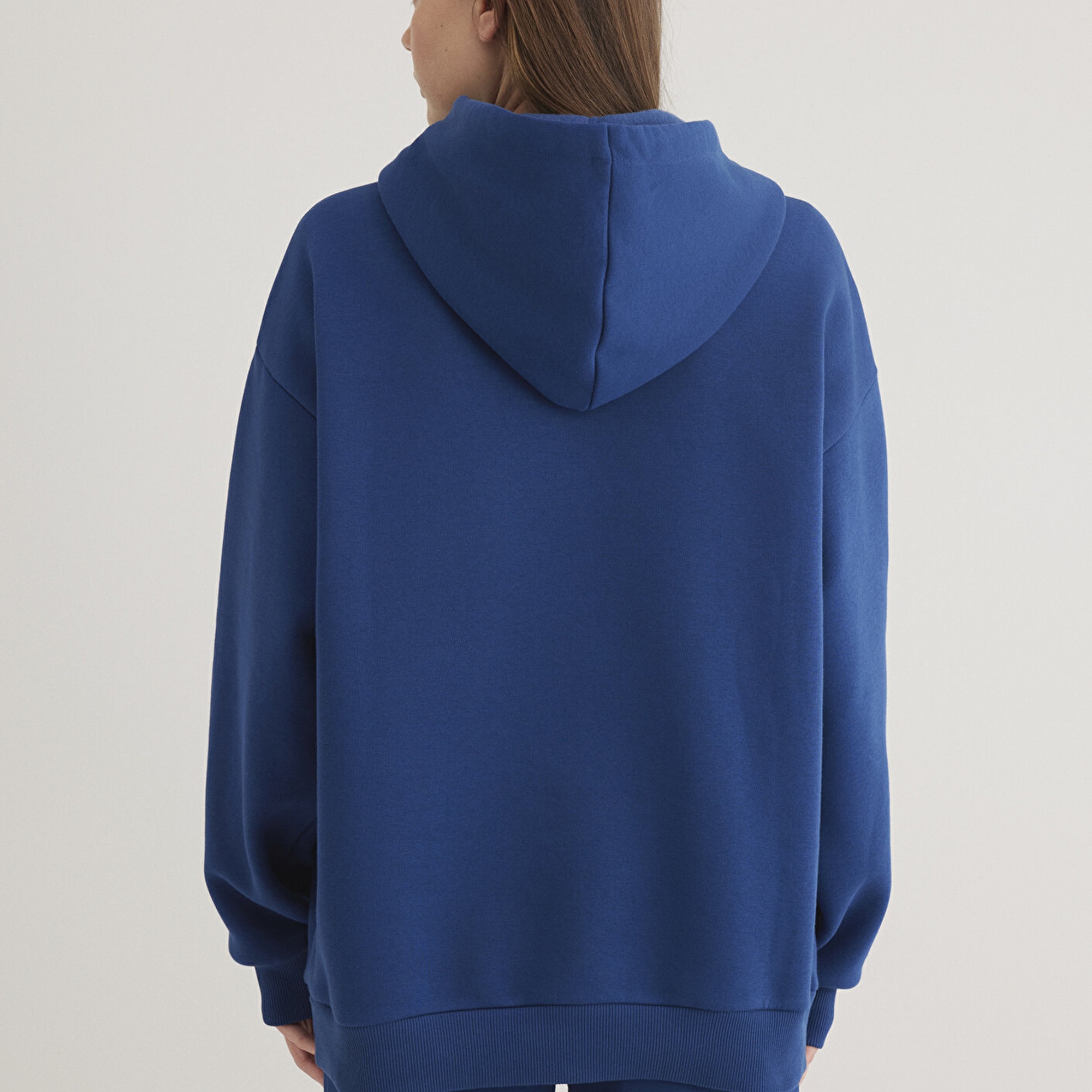 Mavi Mavi Logo Baskılı Kapüşonlu Lacivert Sweatshirt 1600361-82625