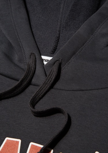  Mavi Mavi Logo Baskılı Kapüşonlu Antrasit Sweatshirt 1600361-80106