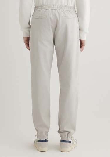  Mavi Beli Lastikli Açık Gri Jogger Pantolon 000169-70074