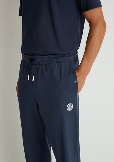  Mavi MVJNS Logo Baskılı Lacivert Eşofman Altı 0010175-70490