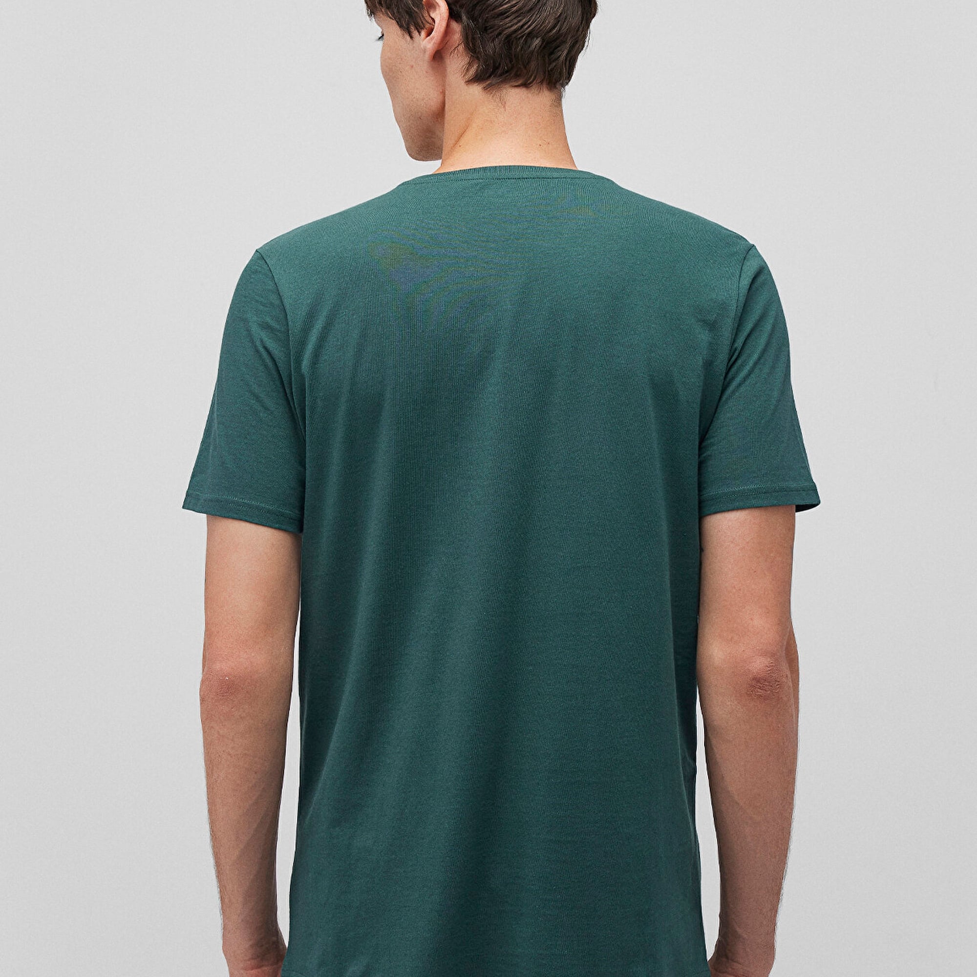 Mavi 3lü Bisiklet Yaka Erkek Basic Tişört Slim Fit / Dar Kesim 0611784-70490