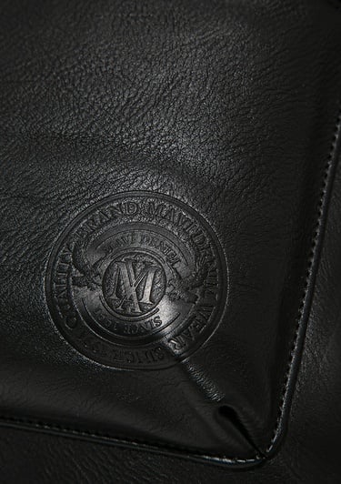  Mavi Siyah Suni Deri Sırt Çantası 0910973-900