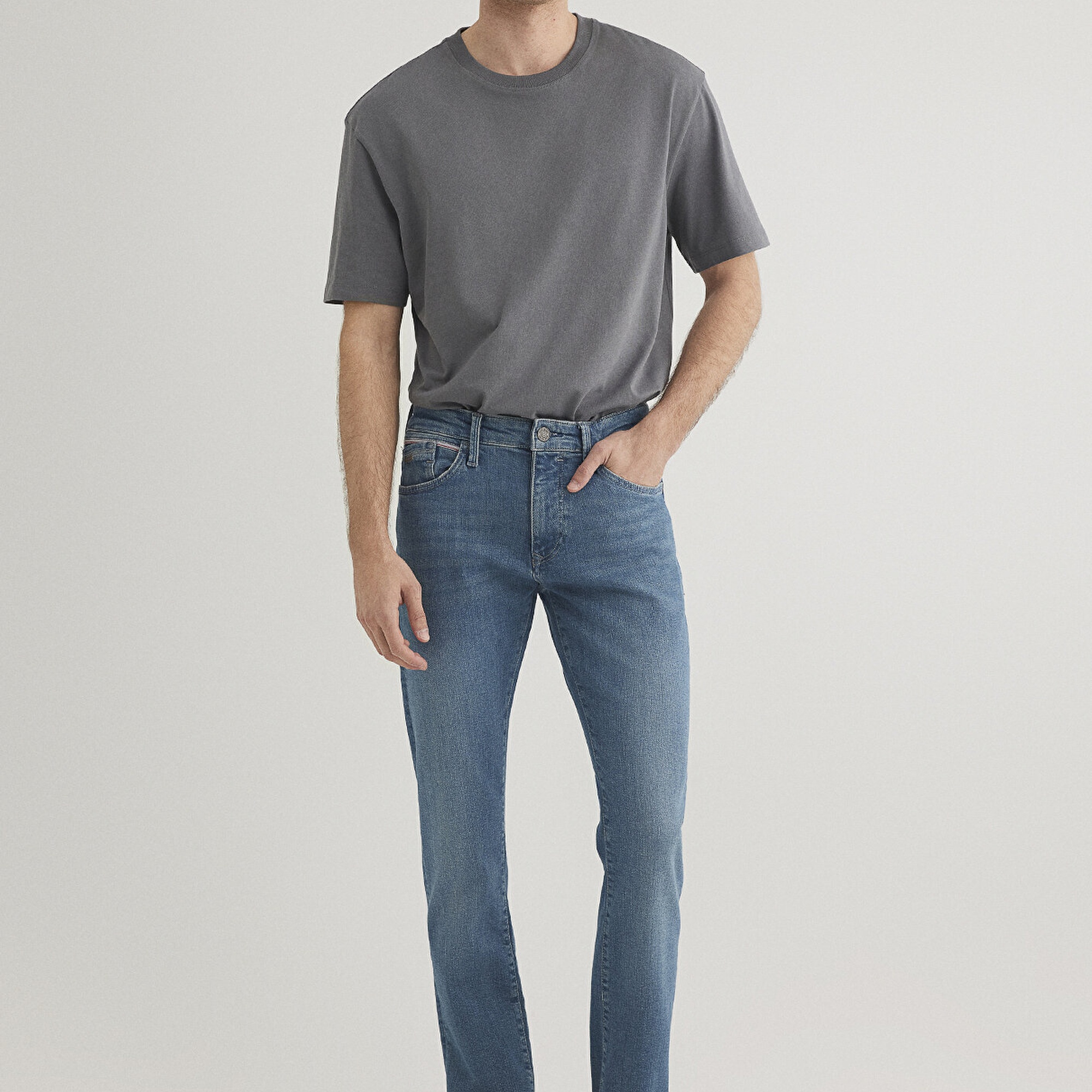 Mavi Jake Krmzbyz Mavi Premium Puslu Vintage Mavi Jean Pantolon 0042285192