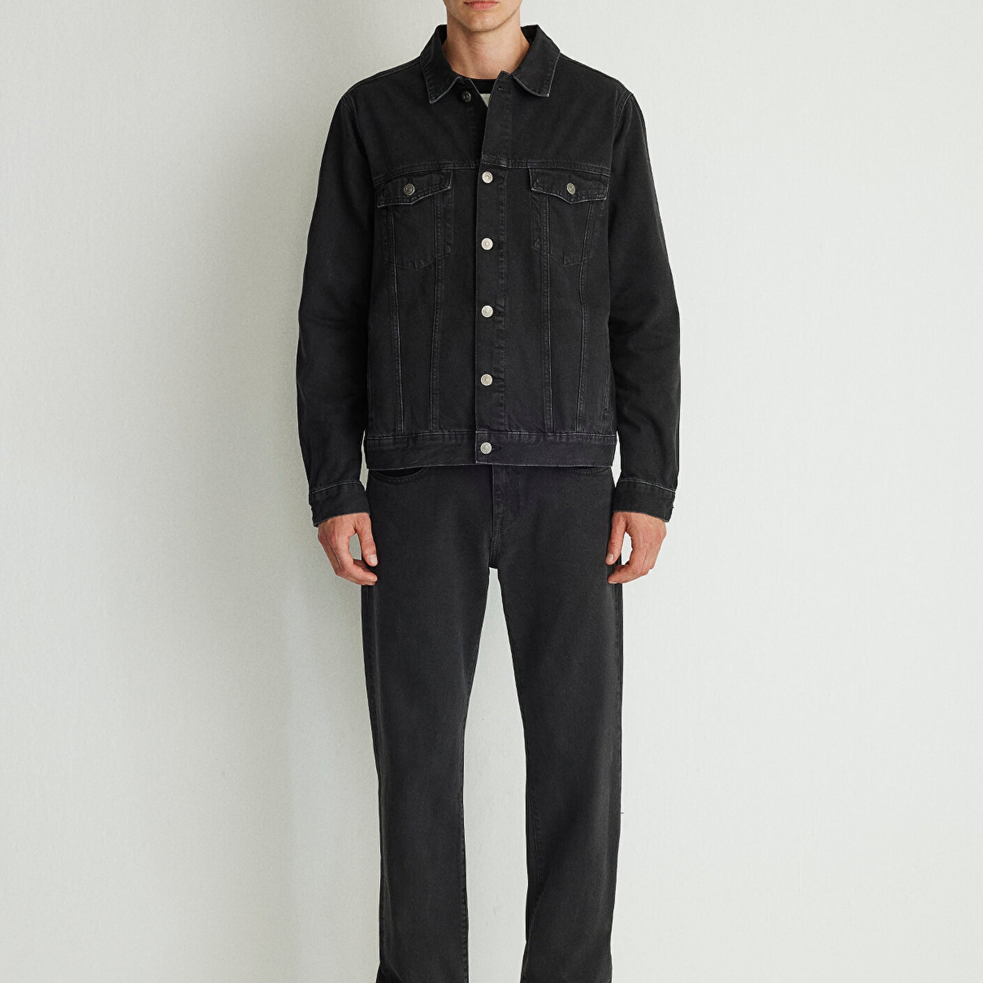 Mavi Ray Kolej Antrasit Jean Ceket 0110273-85218