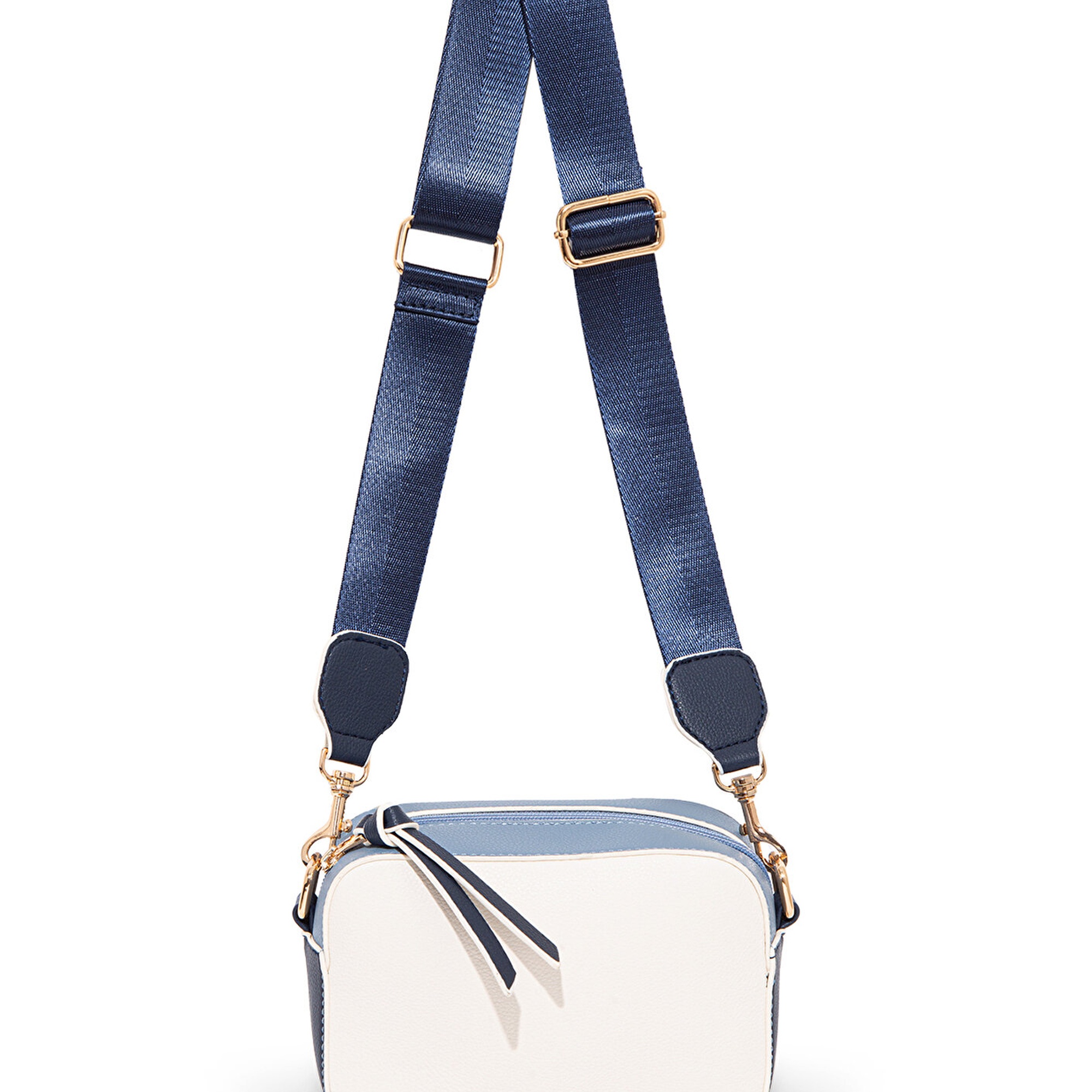 Mavi Lacivert Askılı Beyaz Çapraz Çanta 1910084-32184