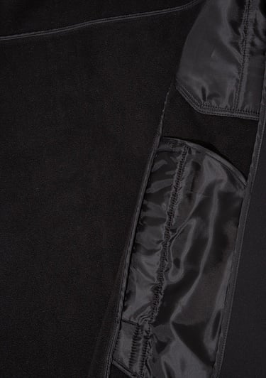  Mavi Kapüşonlu Siyah Scuba Ceket Slim Fit / Dar Kesim 0110264-900