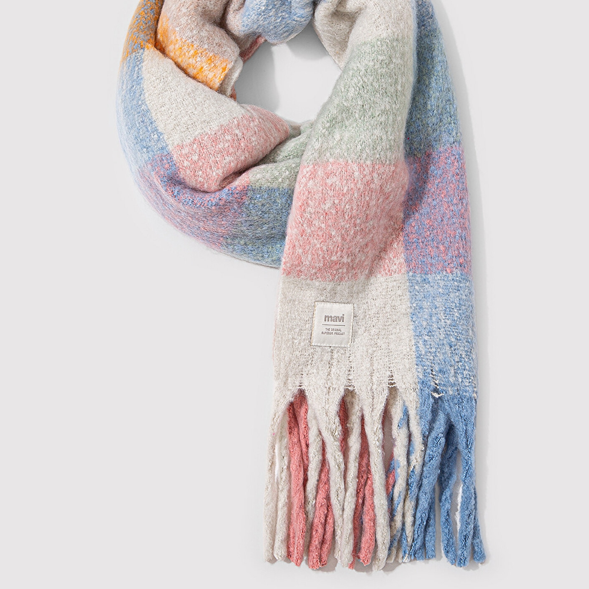 Mavi Kareli Atkı 1911734-82952