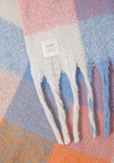  Mavi Kareli Atkı 1911734-82952