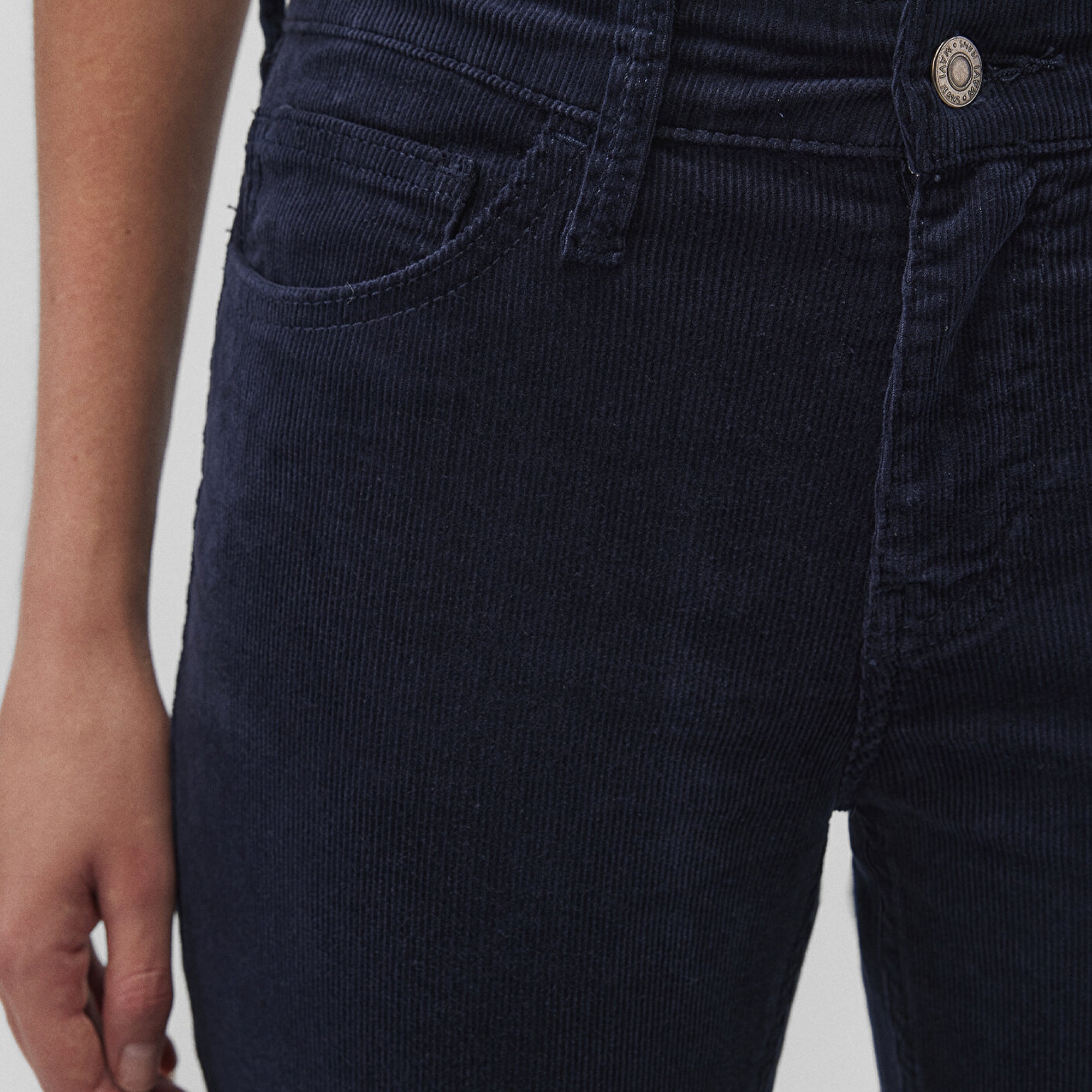 Mavi Molly Lacivert Kadife Pantolon 1013682993