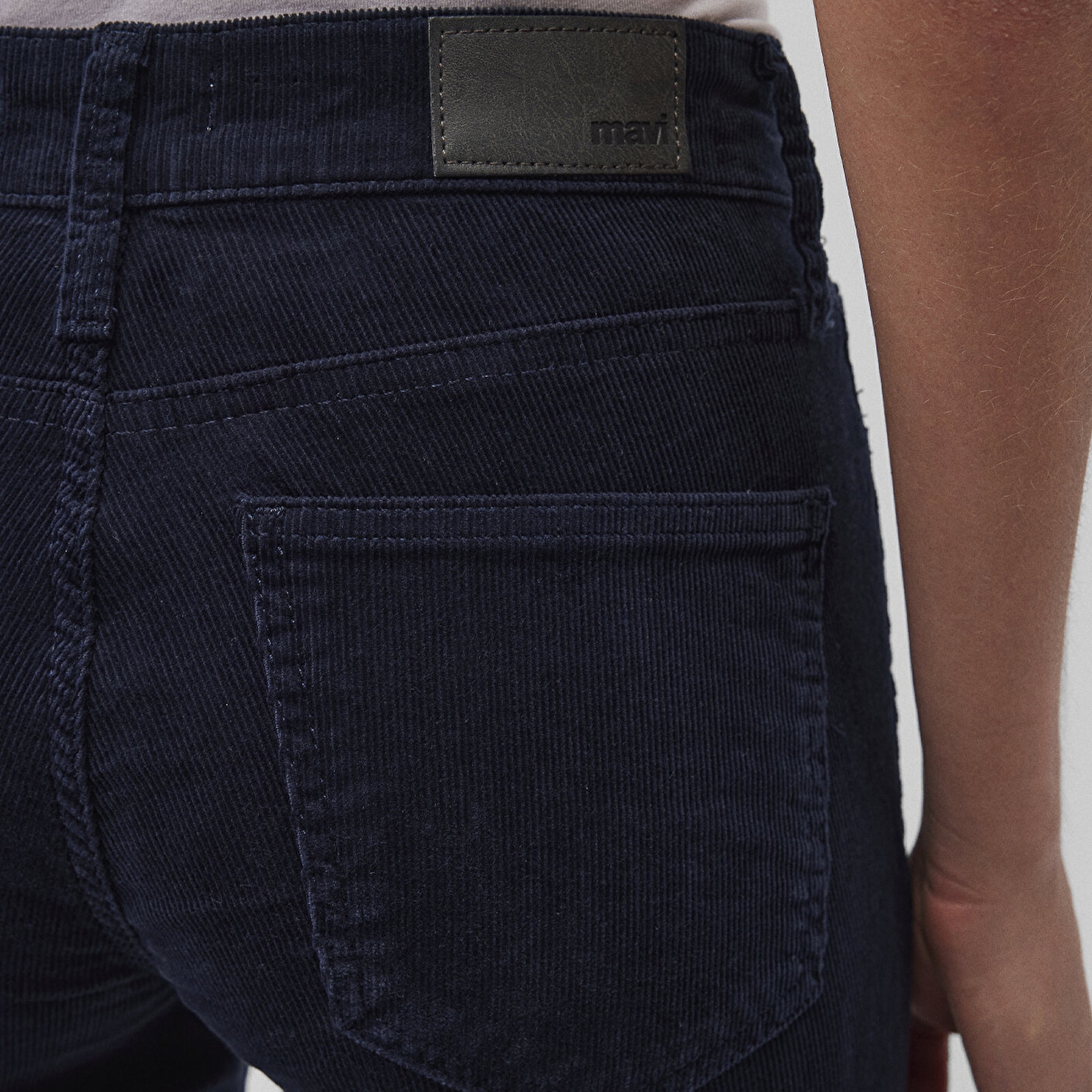 Mavi Molly Lacivert Kadife Pantolon 1013682993