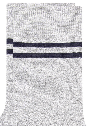  Mavi Gri Bot Çorabı 0911131-33397