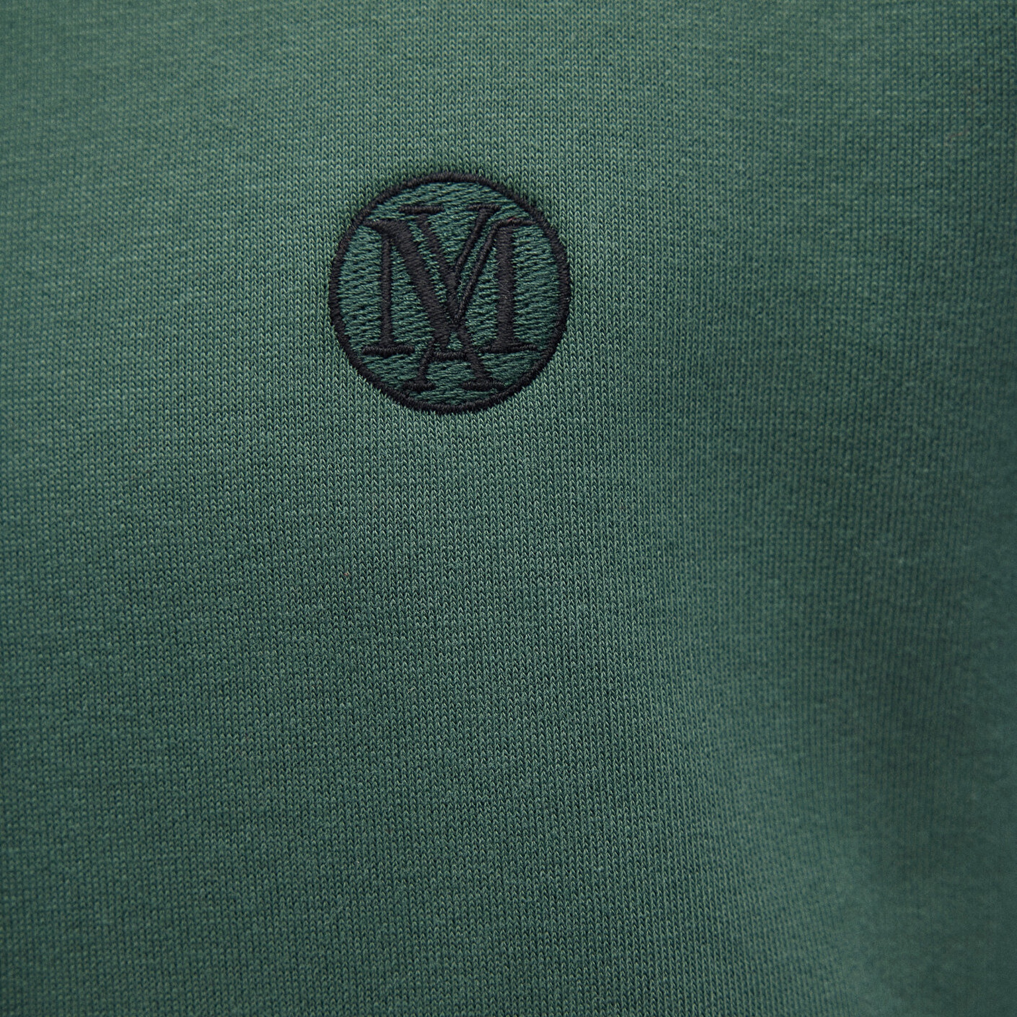 Mavi Mavi Logo Nakışlı Kapüşonlu Yeşil Sweatshirt 065809-71580