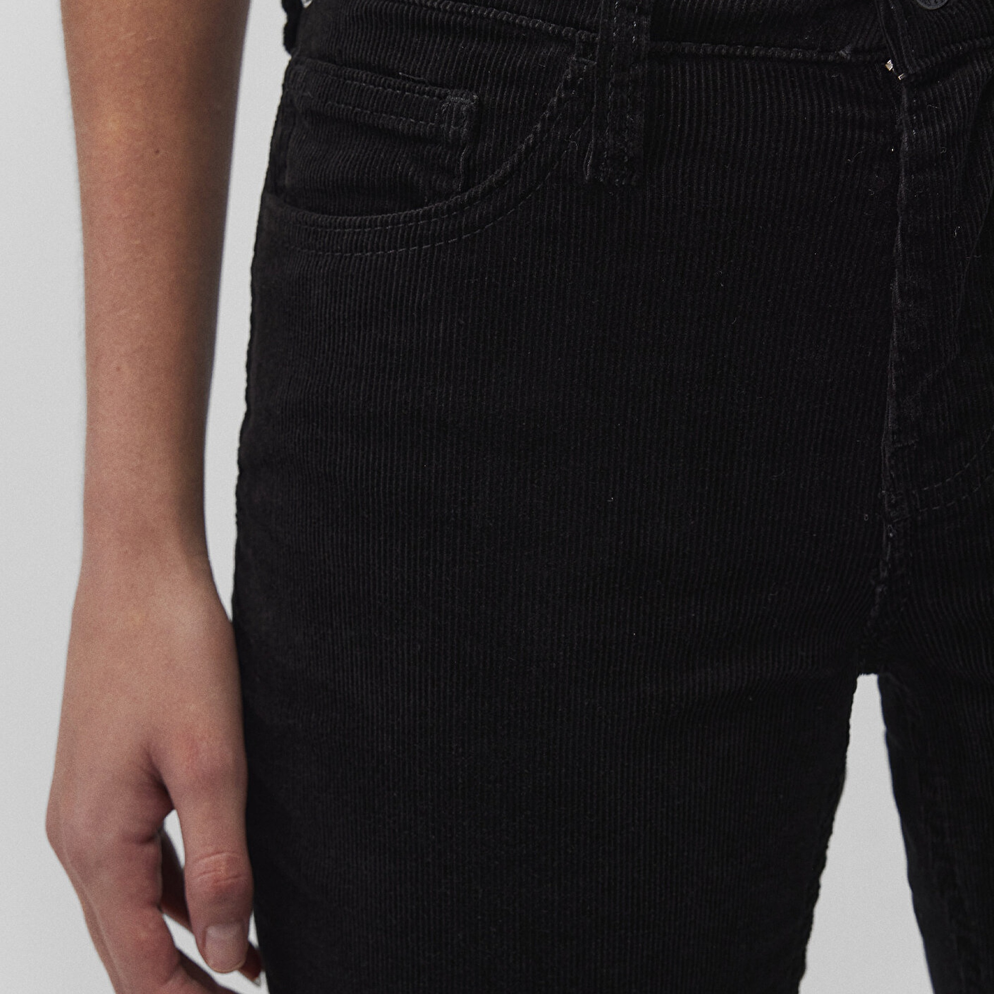 Mavi Molly Siyah Kadife Pantolon 1013682991