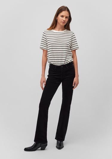  Mavi Molly Siyah Kadife Pantolon 1013682991