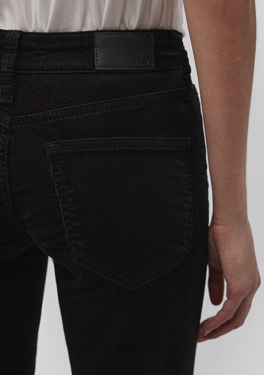  Mavi Mona Siyah Kadife Pantolon 1049782991