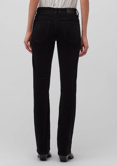  Mavi Mona Siyah Kadife Pantolon 1049782991