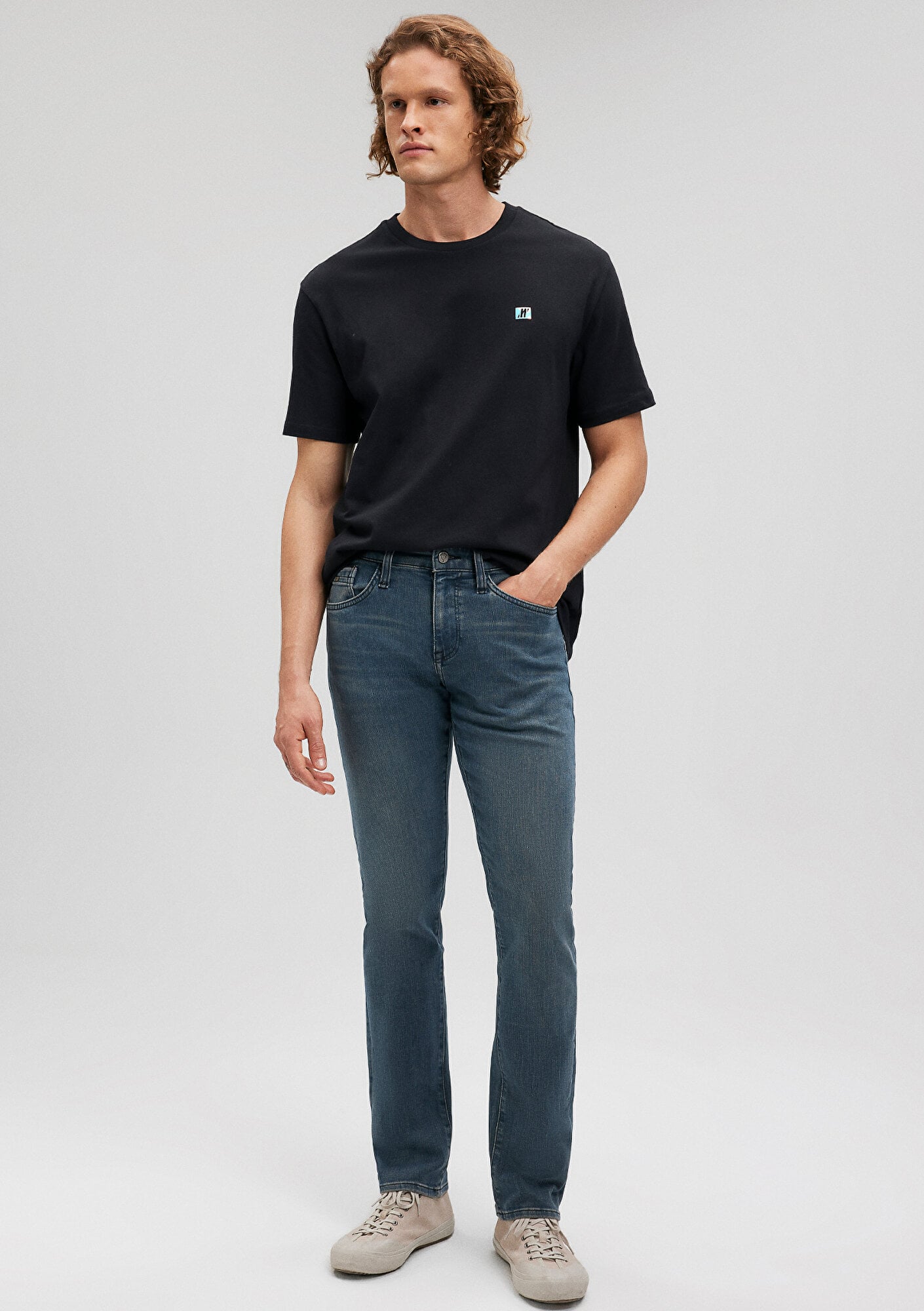  Mavi Marcus Mavi Pro Koyu Puslu Mavi Jean Pantolon 0035185210