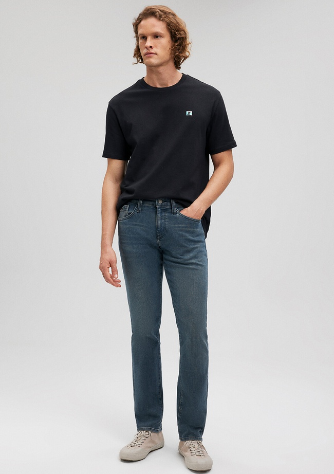  Mavi Marcus Mavi Pro Koyu Puslu Mavi Jean Pantolon 0035185210