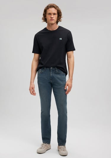  Mavi Marcus Mavi Pro Koyu Puslu Mavi Jean Pantolon 0035185210