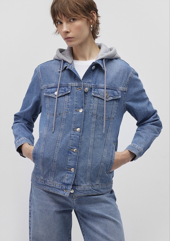  Mavi Karla 90lar Indigo Mavisi Jean Ceket 110154-85296