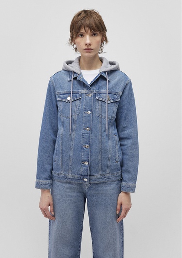  Mavi Karla 90lar Indigo Mavisi Jean Ceket 110154-85296