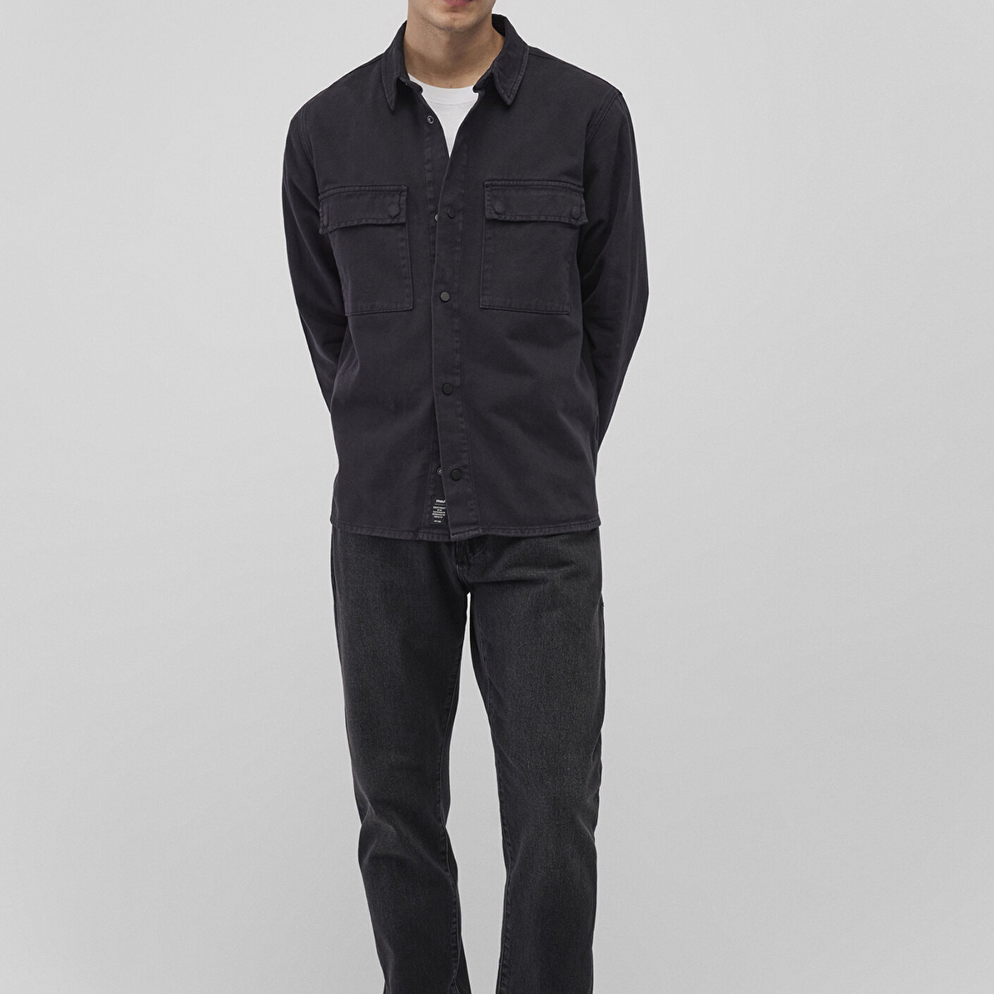 Mavi Logan 90lar Siyah Denim Jean Gömlek Regular Fit / Normal Kesim 0210774-85822