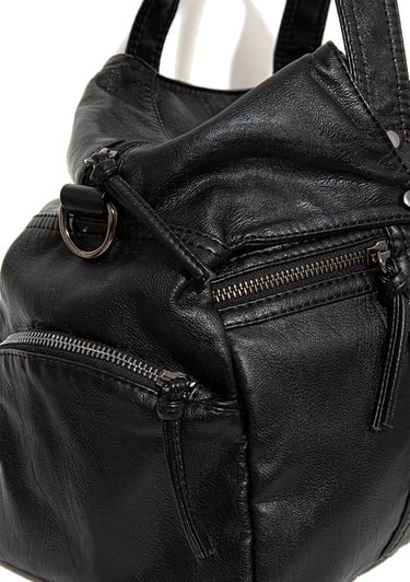  Mavi Siyah Omuz Çantası 1912134-900