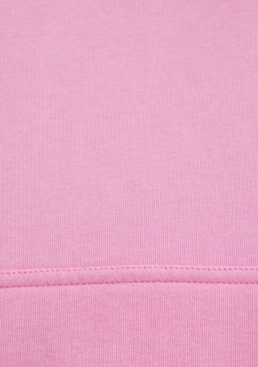  Mavi Mavi Logo Baskılı Kapüşonlu Pembe Sweatshirt 1600361-71038