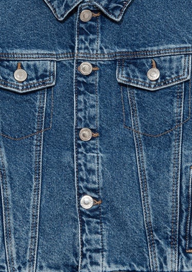  Mavi Ken 90lar Koyu Mavi Jean Ceket 6110001-86708