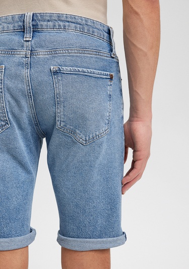  Mavi Tim Street İndigo Mavisi Jean Şort 0428487139