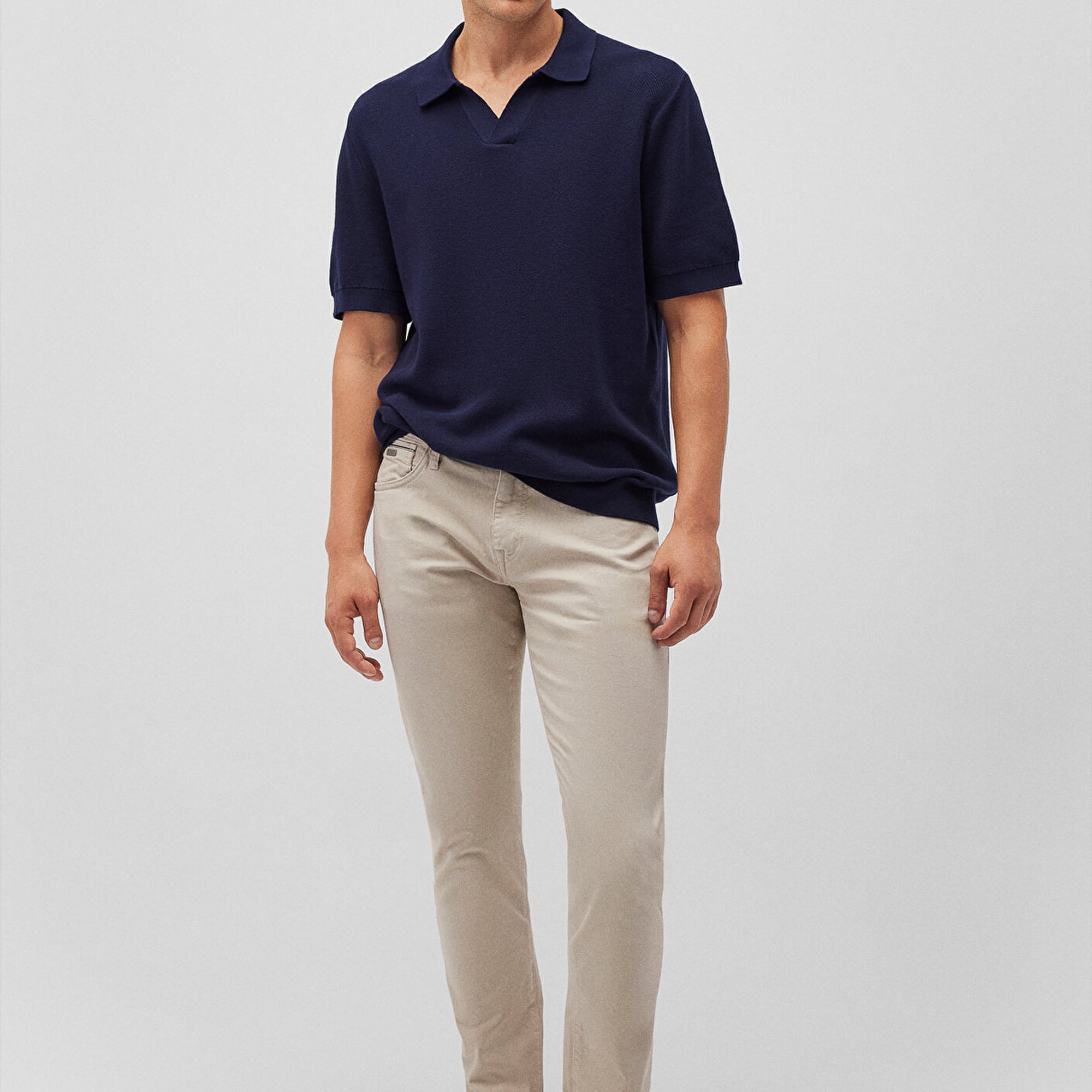 Mavi Jake Mavi Black Bej Gabardin Pantolon 0042288058