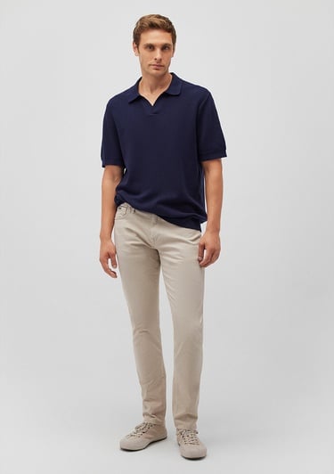  Mavi Jake Mavi Black Bej Gabardin Pantolon 0042288058