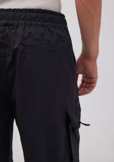  Mavi Antrasit Kargo Şort 0410220-70499