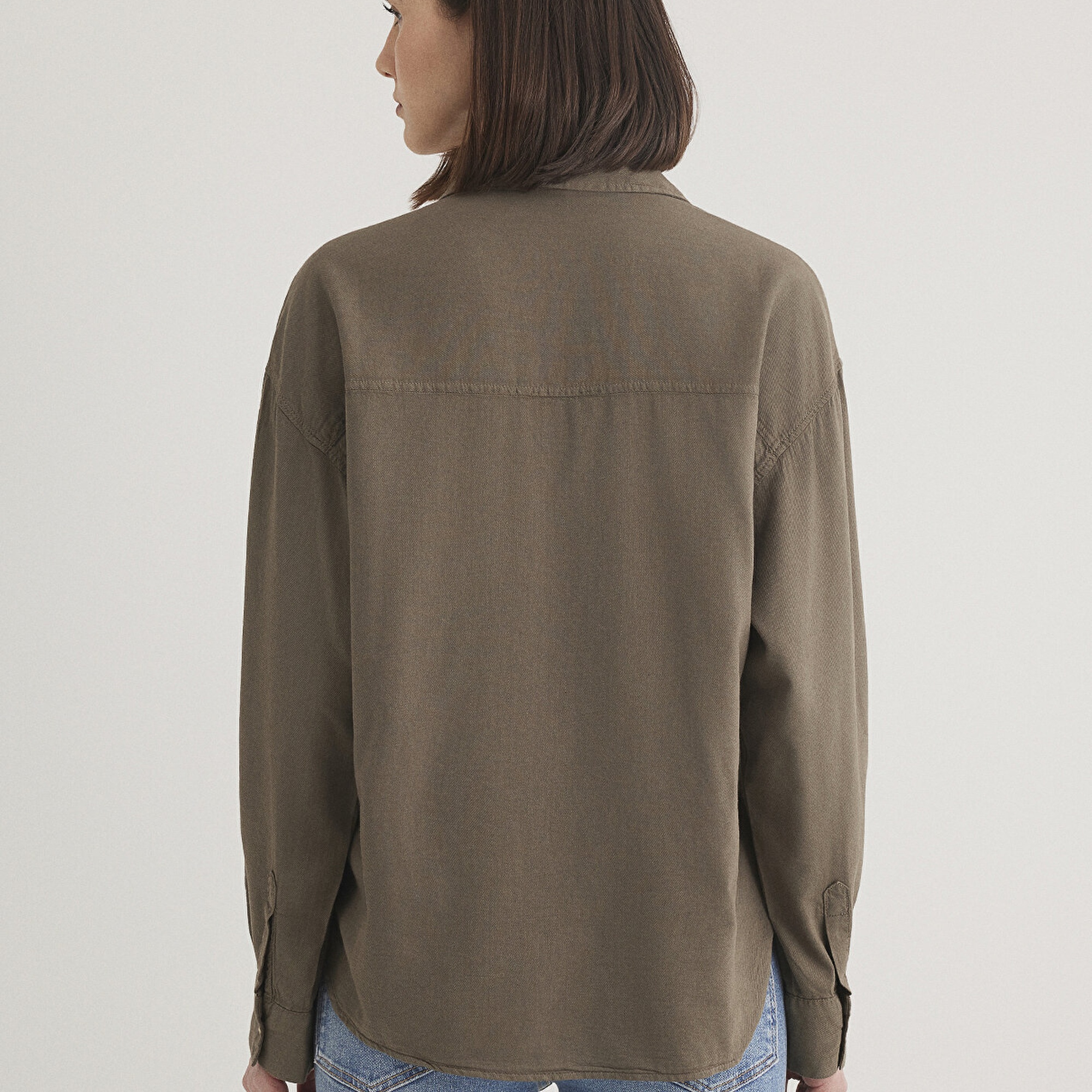 Mavi Haki Gömlek Regular Fit / Normal Kesim 1210985-80697