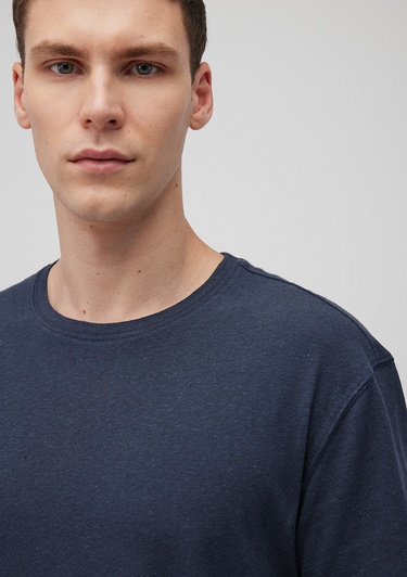  Mavi Lacivert Basic Tişört Loose Fit / Bol Rahat Kesim 0612228-87822